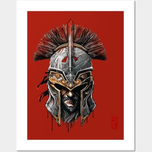 Roman helmet Posters and Art